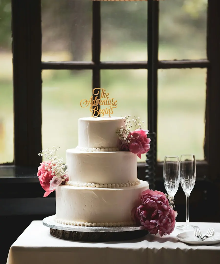 Classic tiered cake